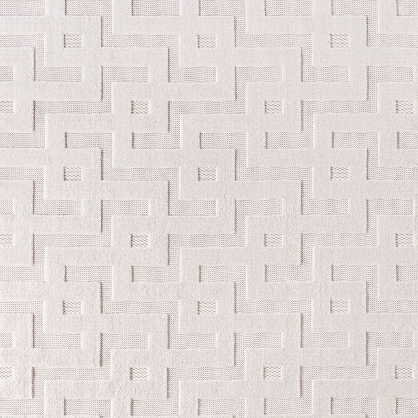 Kurzflor Teppich,3D Design,Farbe Creme,Teppich für Wohnzimmer,Rücken aus fibrilliertes Garn