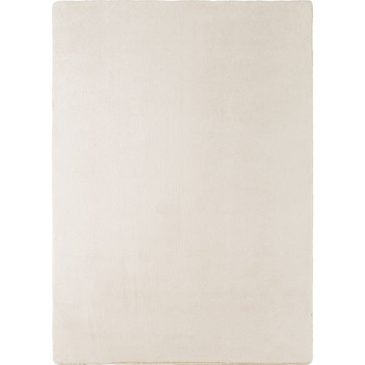 Läufer Teppich Creme 6x1 cm – Waschbarer Kurzflorteppicheteppiche, rutschfest & weich, modernes einfarbiges Design für Schlafzimmer, Küche & Flur