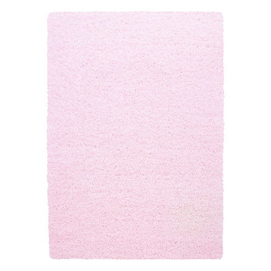 Hochflorteppiche, Unicolor - Einfarbig, Farbe Pink, Teppich für Wohnzimmer, Rücken aus Jute