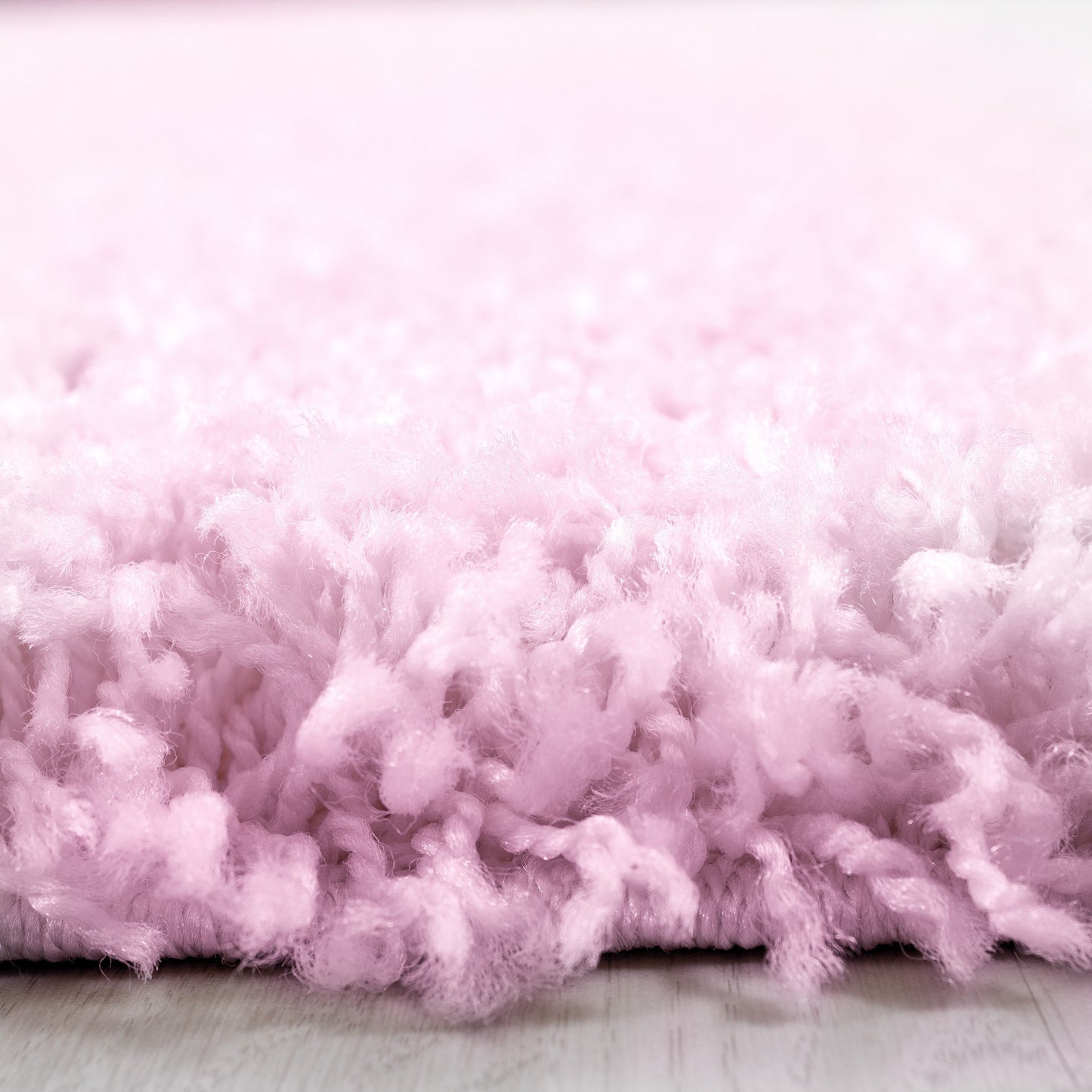Hochflor Langflor Wohnzimmer Shaggy Teppich Florhöhe 3cm unifarbe Pink