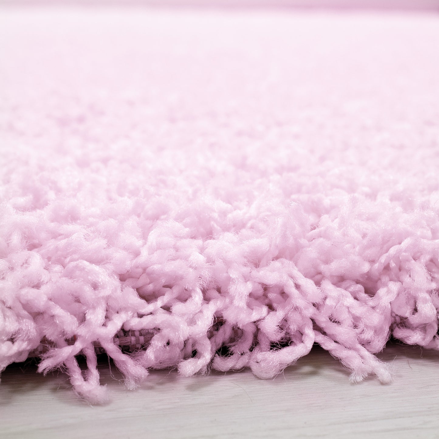 Hochflor Langflor Wohnzimmer Shaggy Teppich Florhöhe 3cm unifarbe Pink