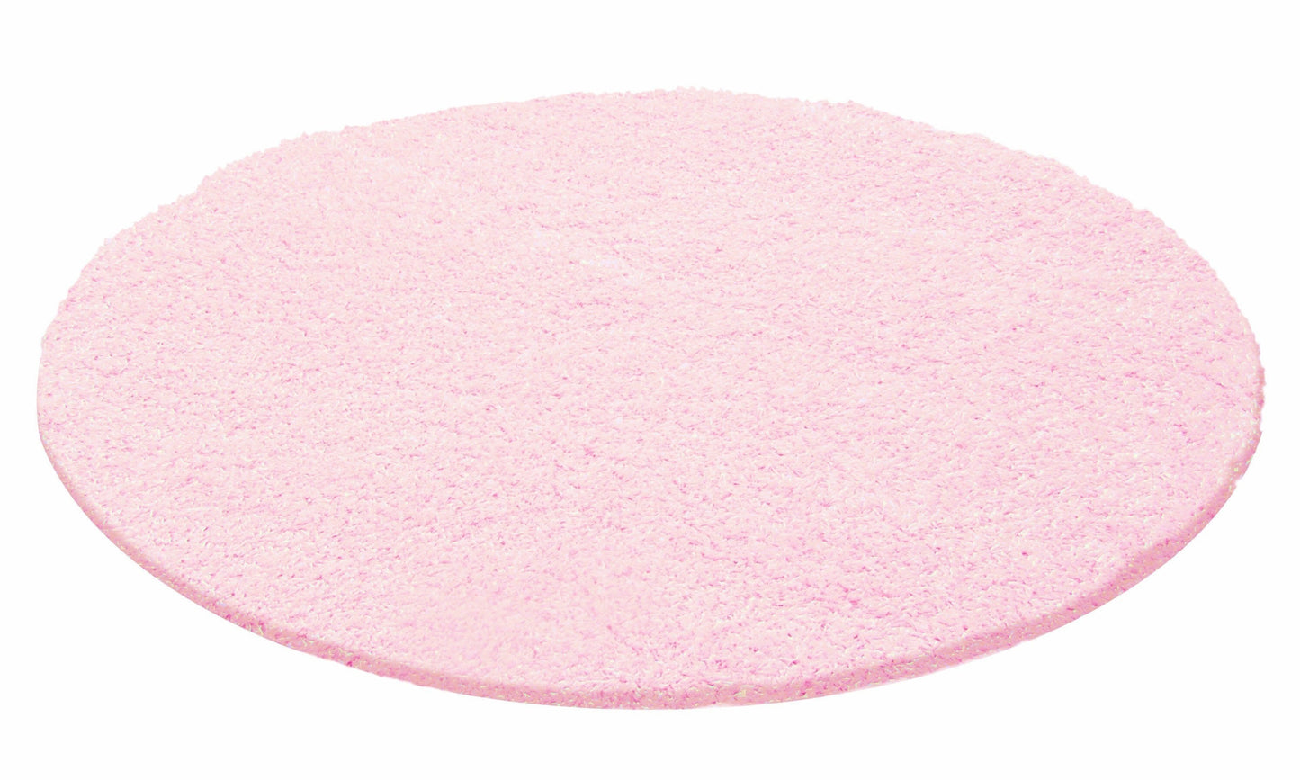 Hochflor Langflor Wohnzimmer Shaggy Teppich Florhöhe 3cm unifarbe Pink