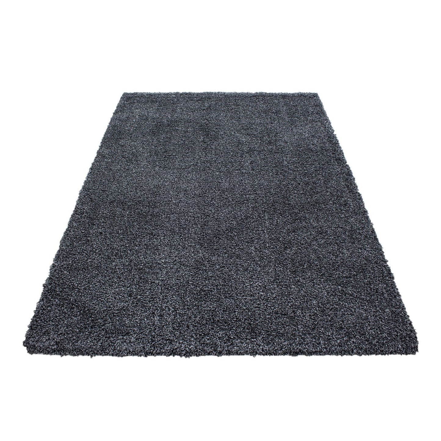 Hochflor Supersoft Shaggy kuscheliger Teppich extreme weich Unifarbe Anthrazit