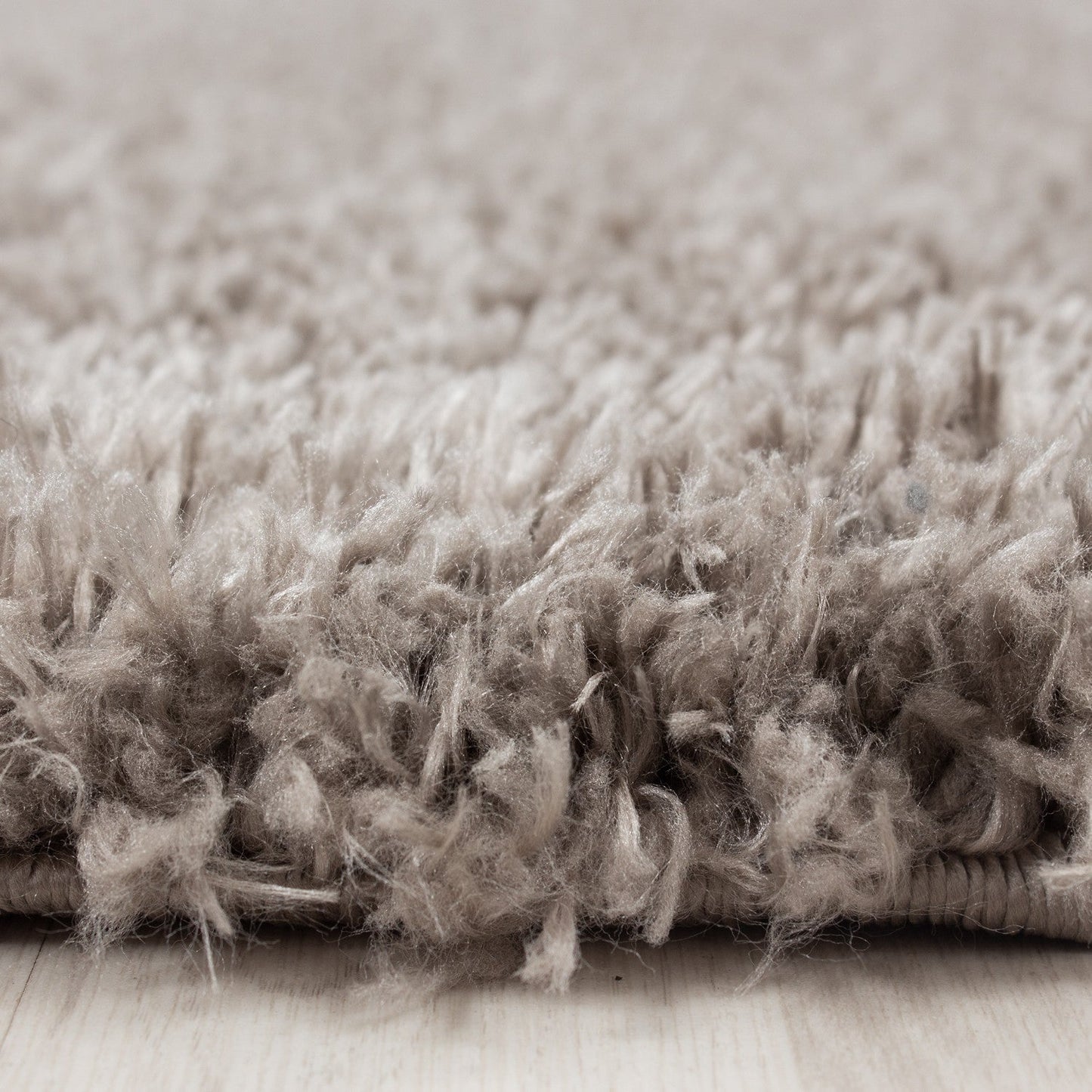 Hochflor Supersoft Shaggy kuscheliger Teppich extreme weich Unifarbe Beige
