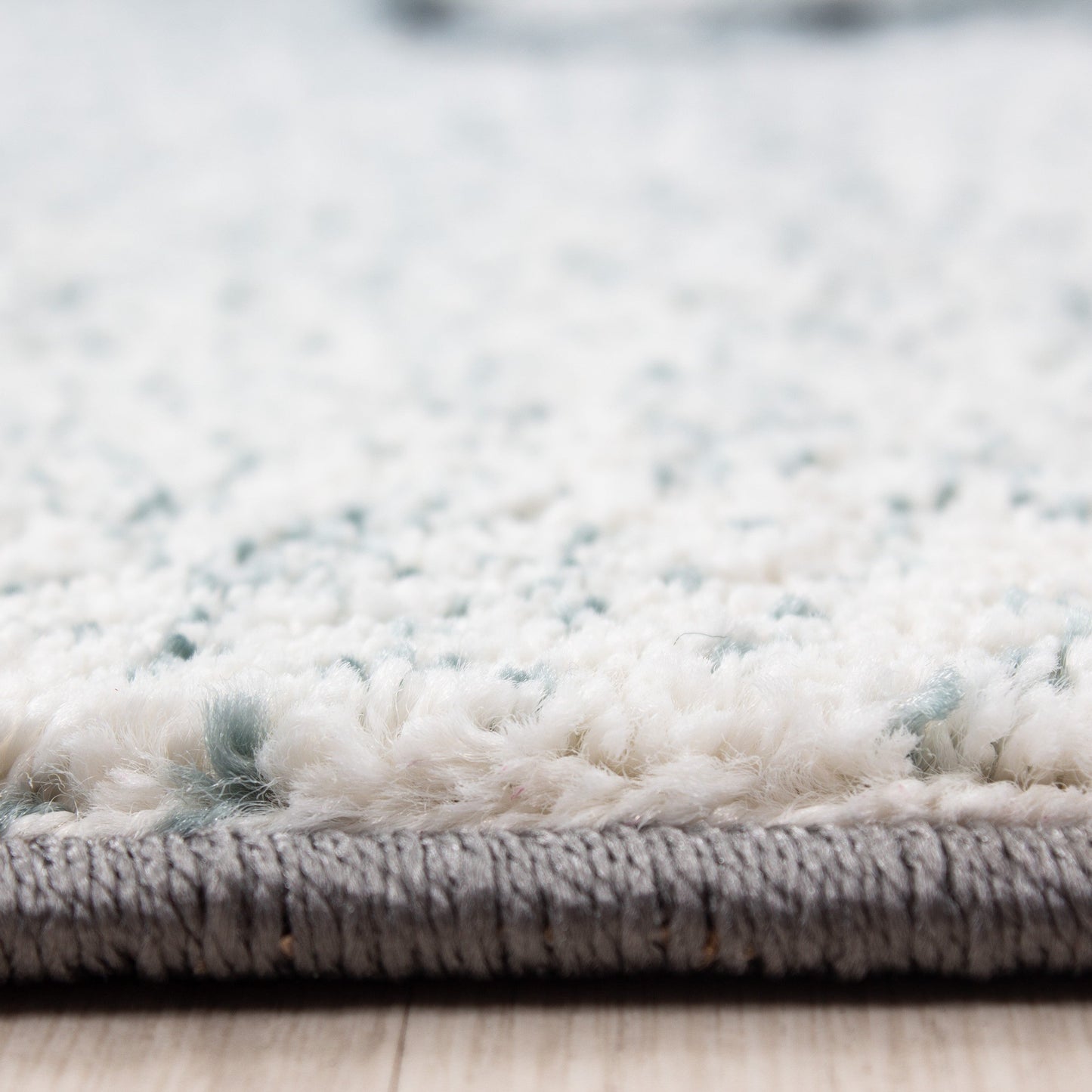 Kinderteppich Kinderzimmer Teppich niedlicher Elefantenbaby Stern Grau-Weiß-Blau