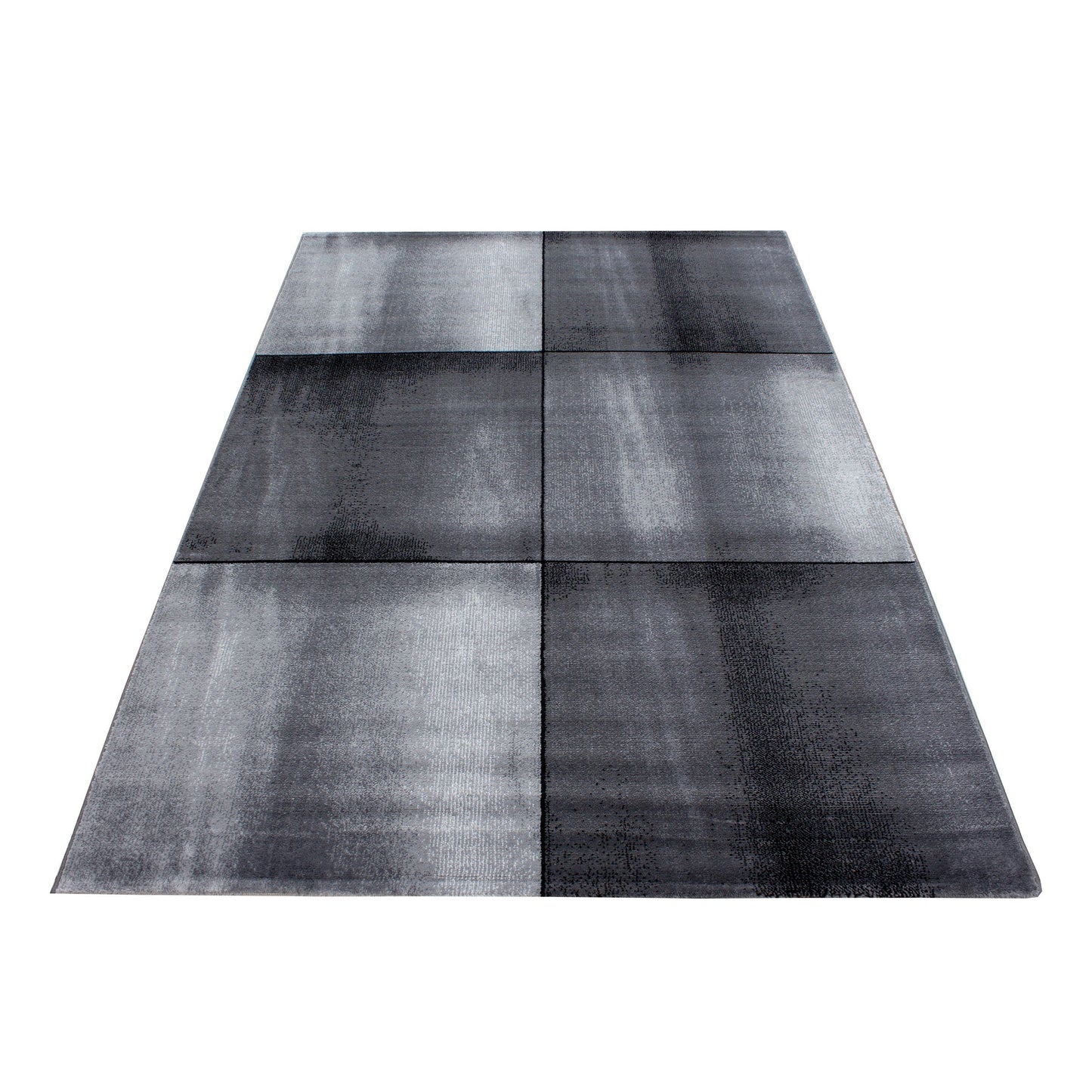 Moderner Designer Wohnzimmer Teppich Parma 9320 Schwarz