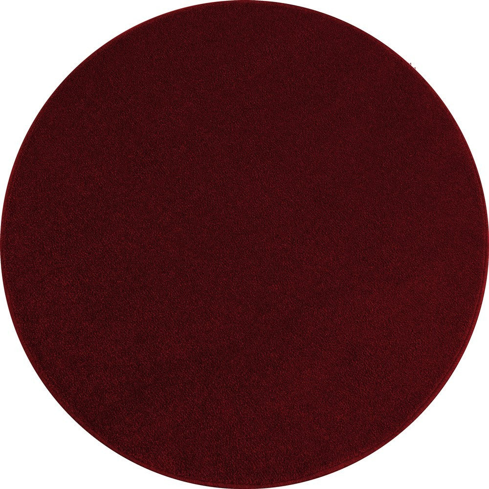 Teppich Kurzflor Modern Wohnzimmer Einfarbig Meliert Uni günstig Rot