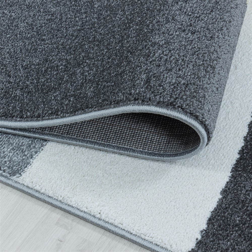 Wohnzimmerteppich Kurzflor Teppich Design Zipcode Muster Abstrakt Gelb