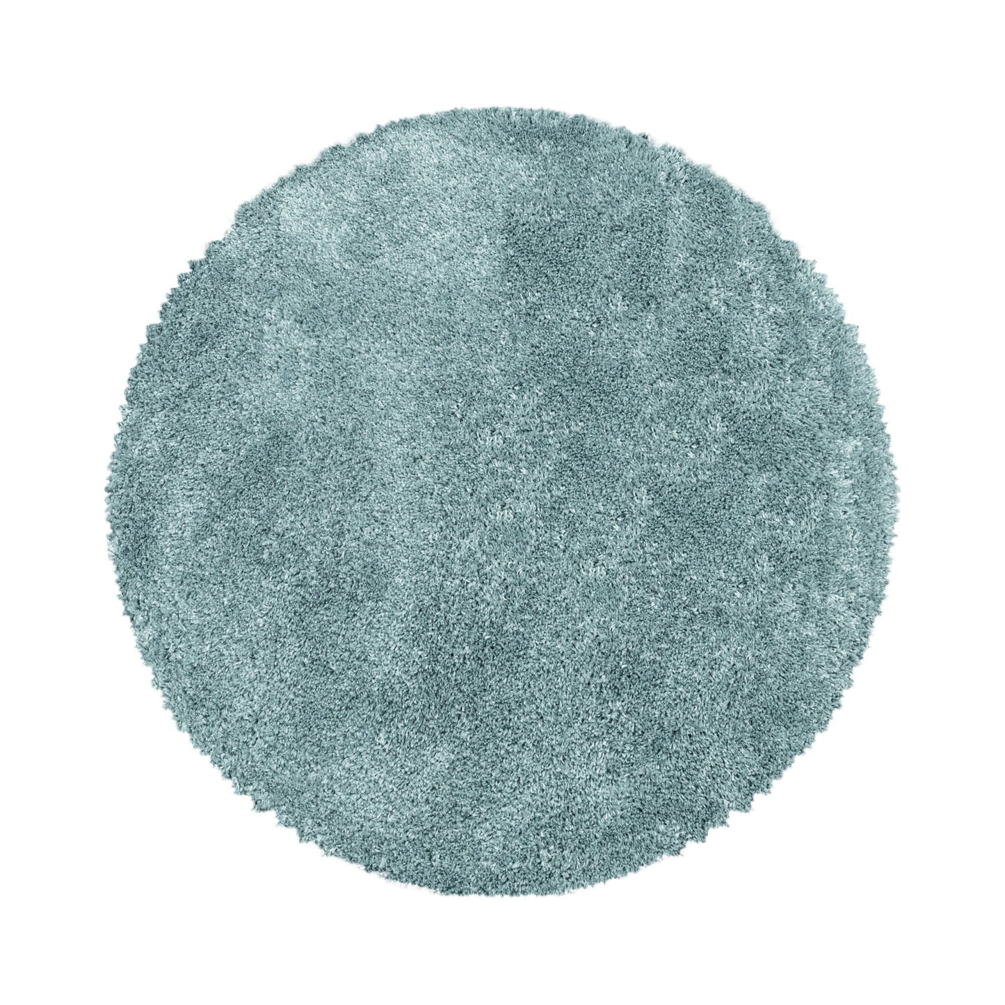Wohnzimmerteppich Hochflor Teppich Super Soft Shaggy Flor Weich Farbe Blau