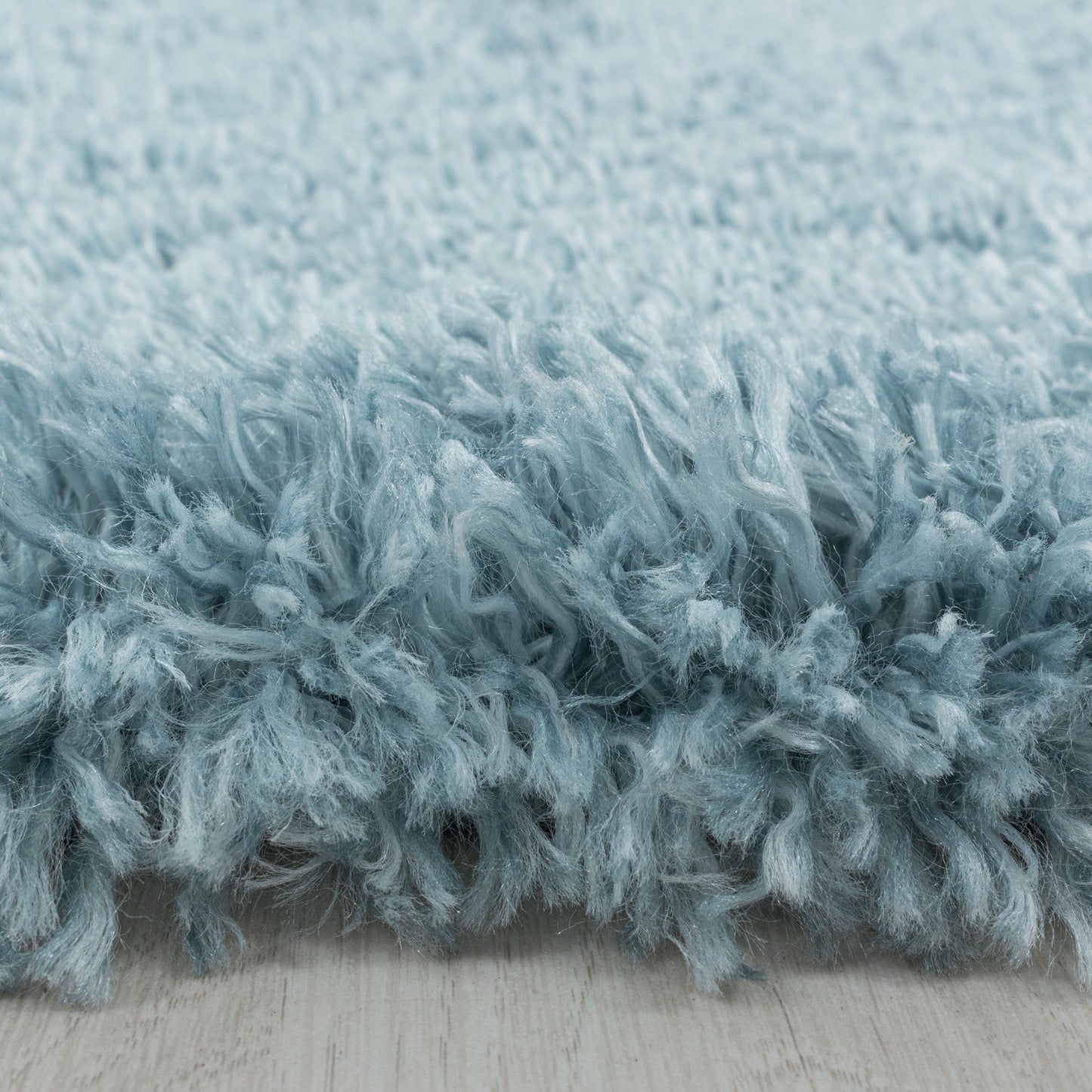 Wohnzimmerteppich Hochflor Teppich Super Soft Shaggy Flor Weich Farbe Blau