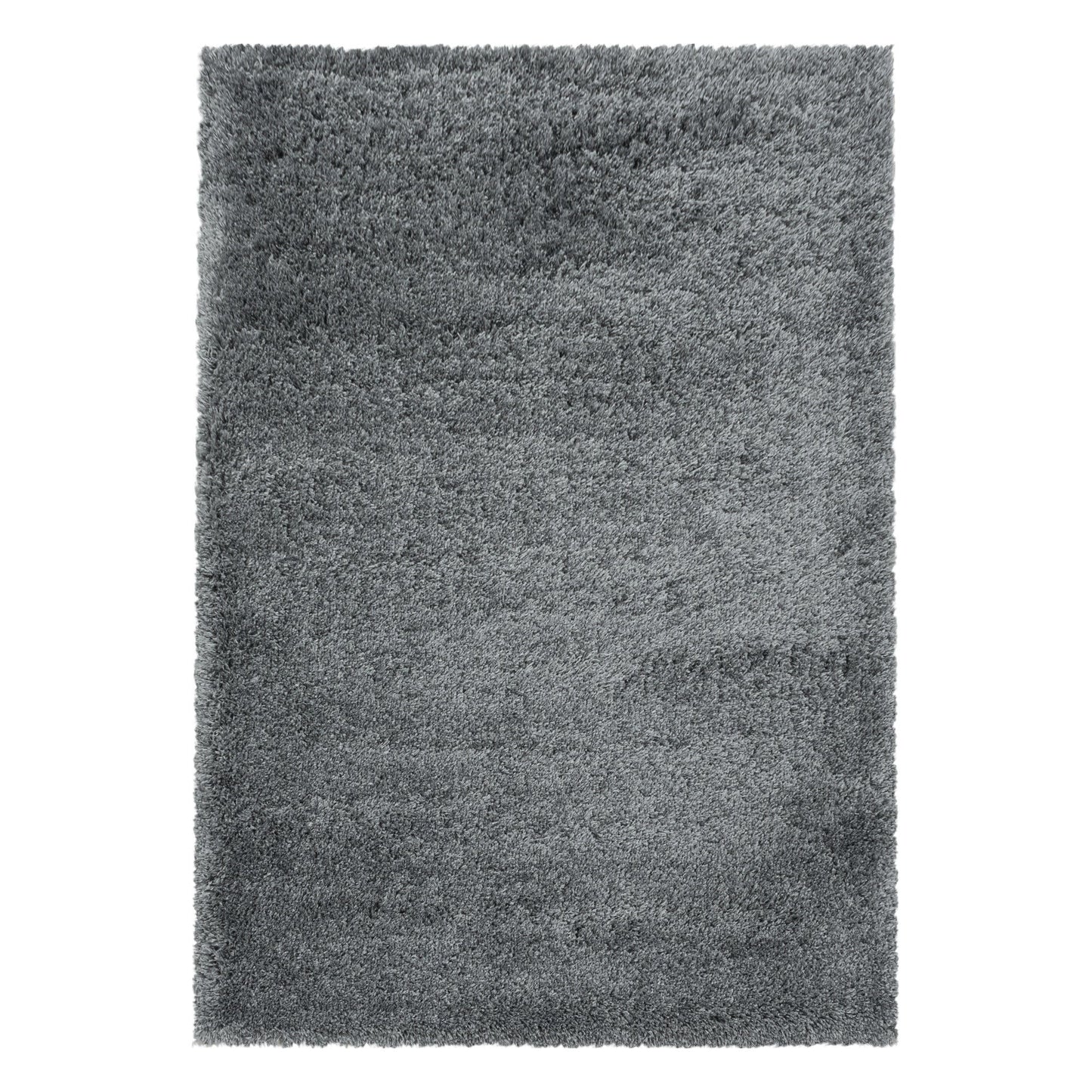 Wohnzimmerteppich Hochflor Teppich Super Soft Shaggy Flor Weich Farbe Hellgrau
