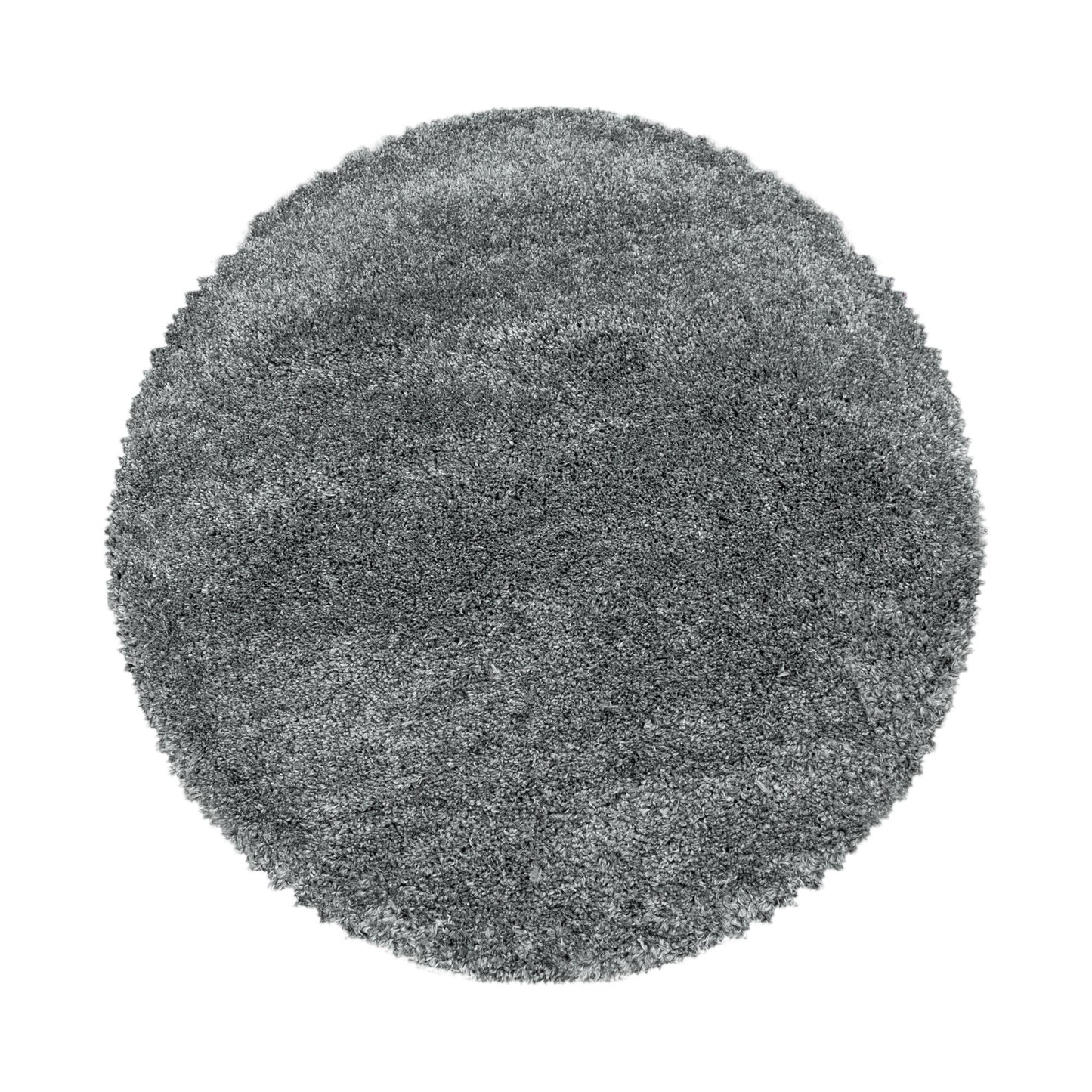 Wohnzimmerteppich Hochflor Teppich Super Soft Shaggy Flor Weich Farbe Hellgrau