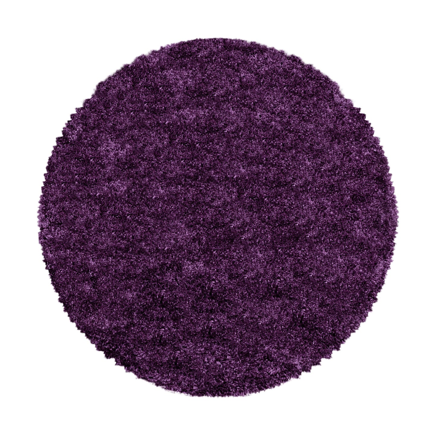 Wohnzimmerteppich Hochflor Teppich Super Soft Shaggy Flor Weich Farbe Lila
