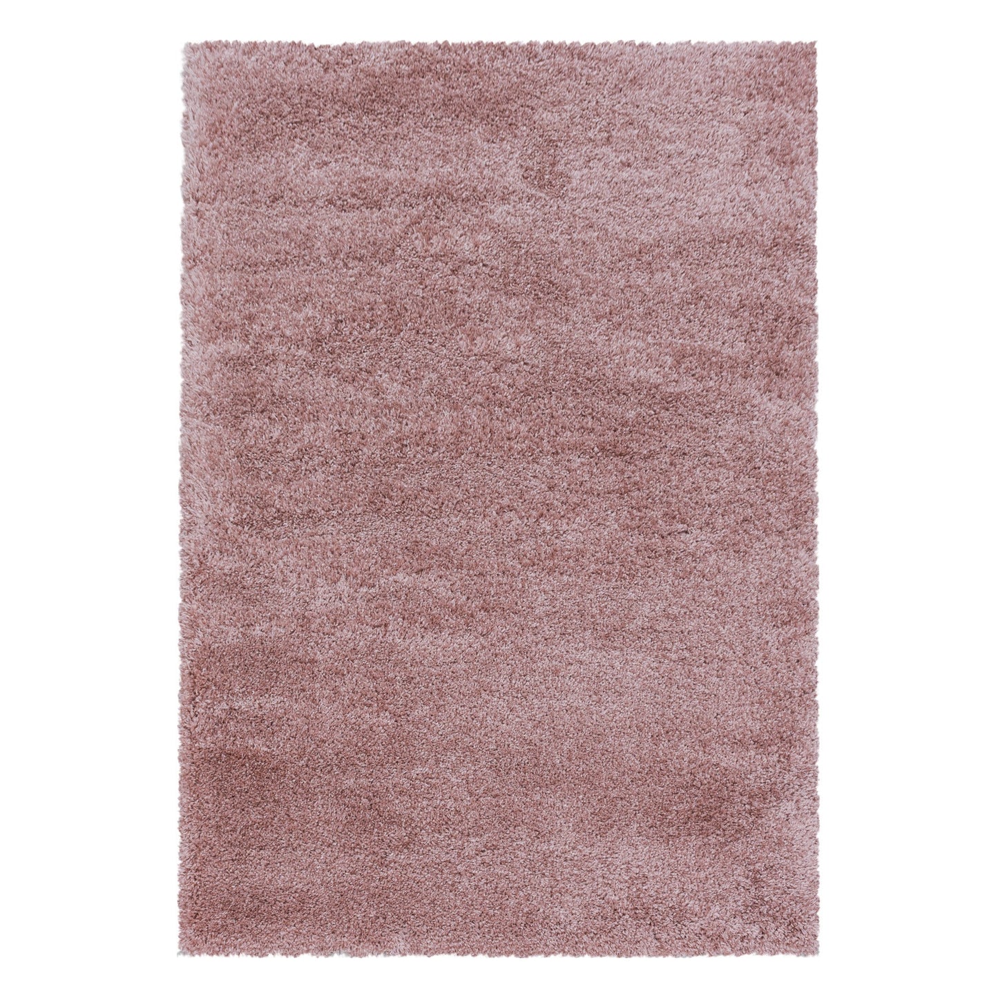 Wohnzimmerteppich Hochflor Teppich Super Soft Shaggy Flor Weich Farbe Rose