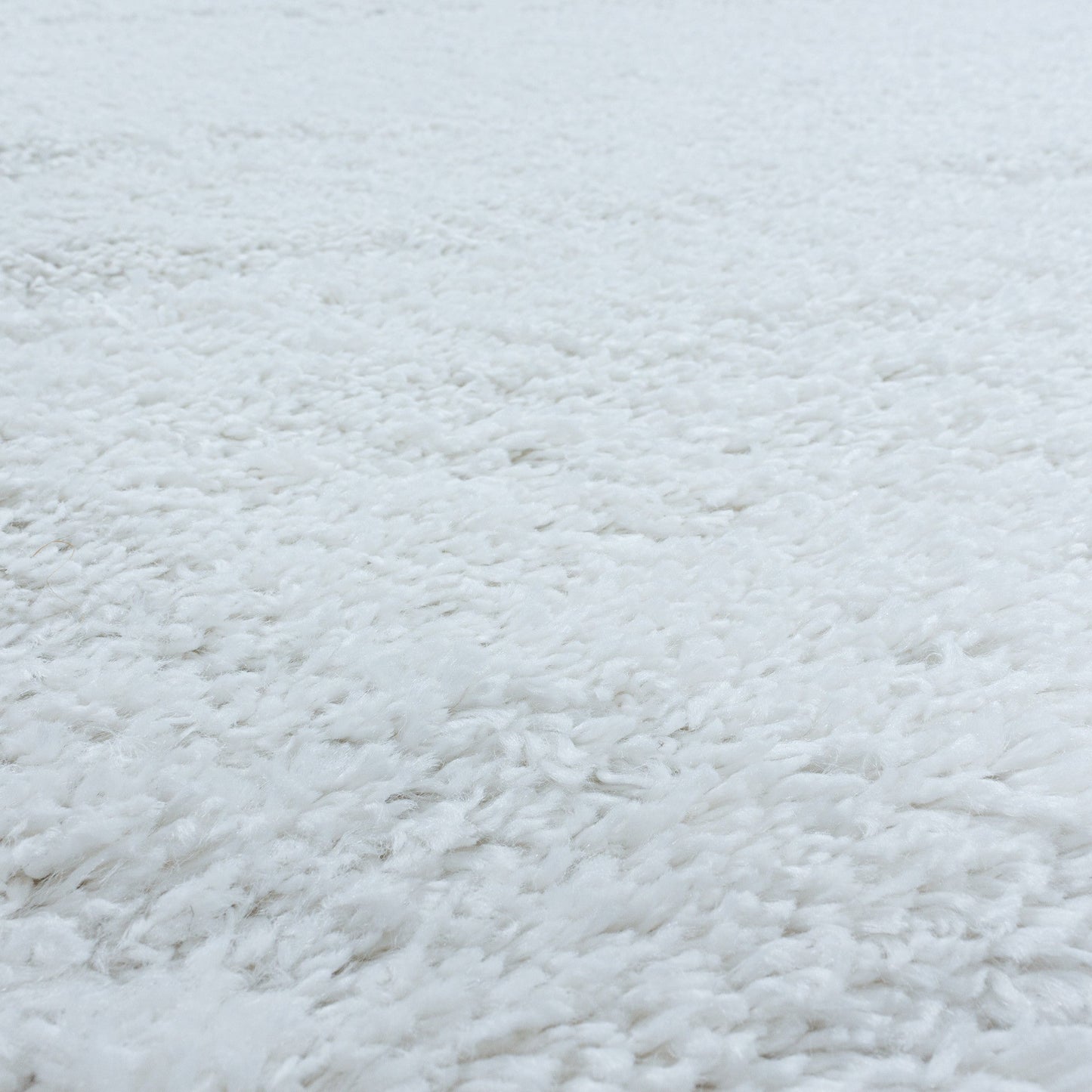 Wohnzimmerteppich Hochflor Teppich Super Soft Shaggy Flor Weich Farbe Weiss