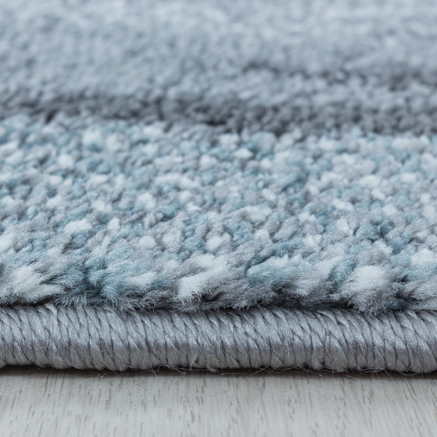 Kurzflor Kinderteppich Kinderzimmer Teppich Design Hase Bunny Blau
