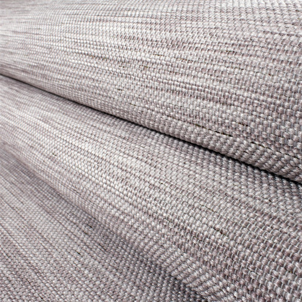 Teppich Sisal optik Flachgewebe Terrassen In- Outdoor Meliert Pink Creme