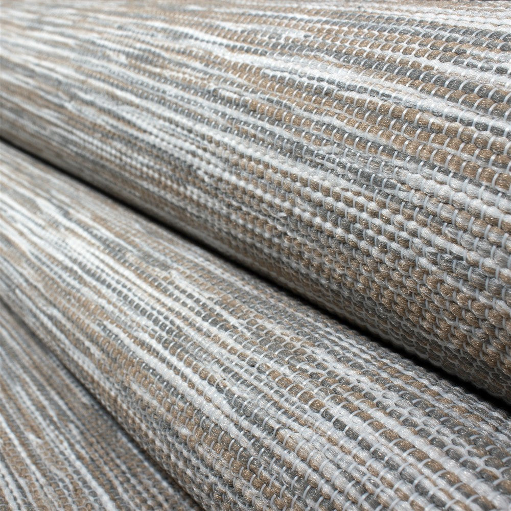 Teppich Sisal optik Flachgewebe Terrassen In- Outdoor Meliert Grau Beige Weiß