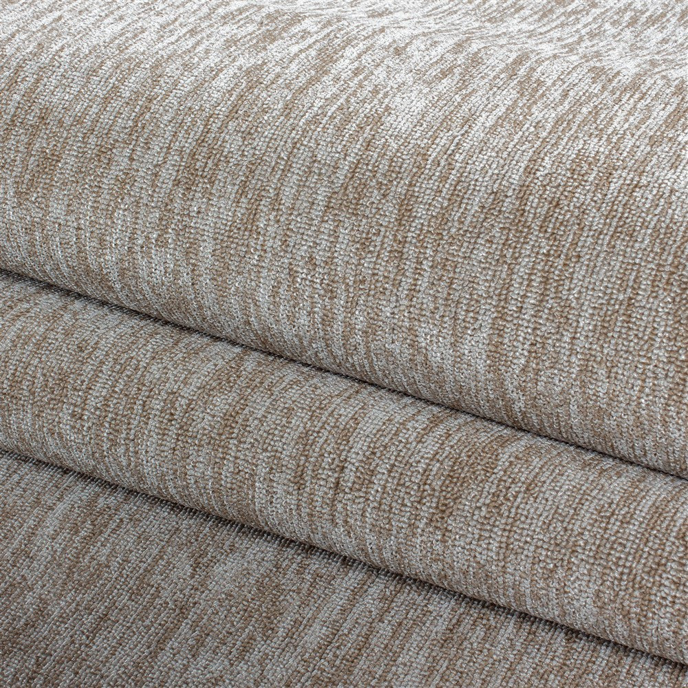 Teppich Kurzflor 4mm Florhöhe meliert glänzend Wohnzimmerteppich Heimbüro Beige