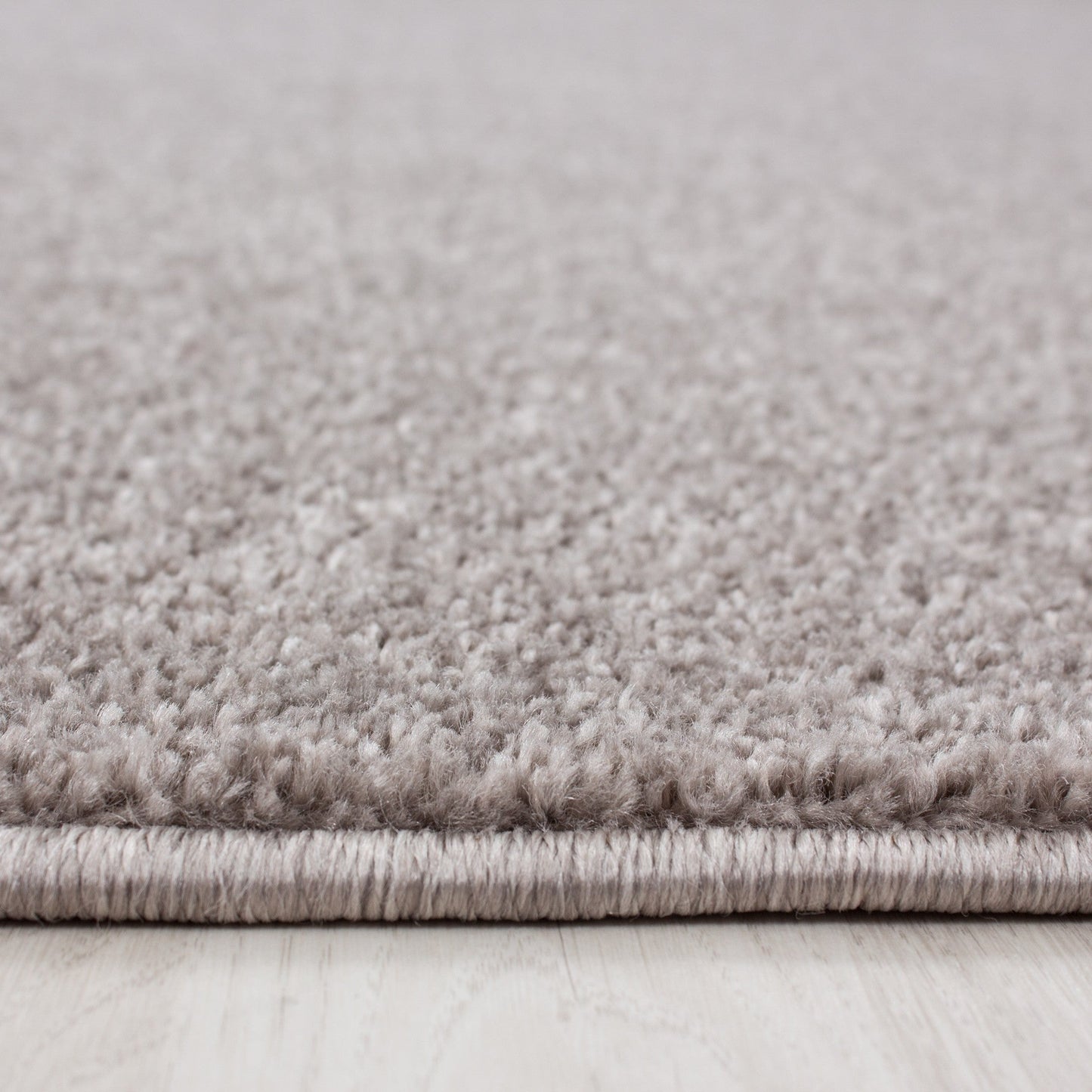 Teppich Kurzflor Modern Wohnzimmer Einfarbig Meliert Uni günstig BEIGE