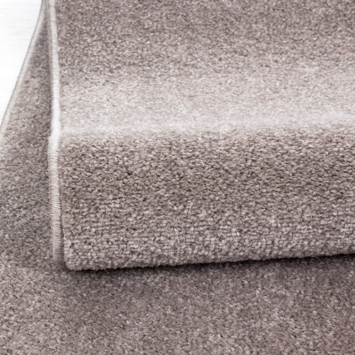 Teppich Kurzflor Modern Wohnzimmer Einfarbig Meliert Uni günstig BEIGE