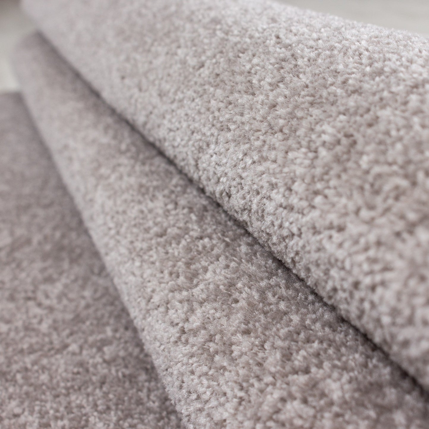 Teppich Kurzflor Modern Wohnzimmer Einfarbig Meliert Uni günstig BEIGE