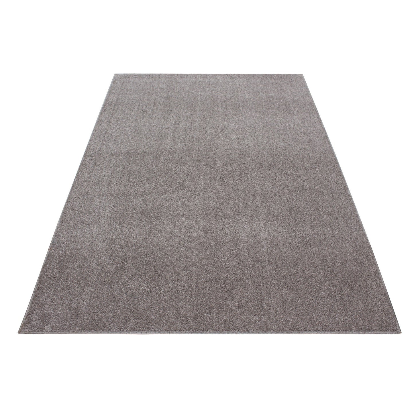Teppich Kurzflor Modern Wohnzimmer Einfarbig Meliert Uni günstig BEIGE
