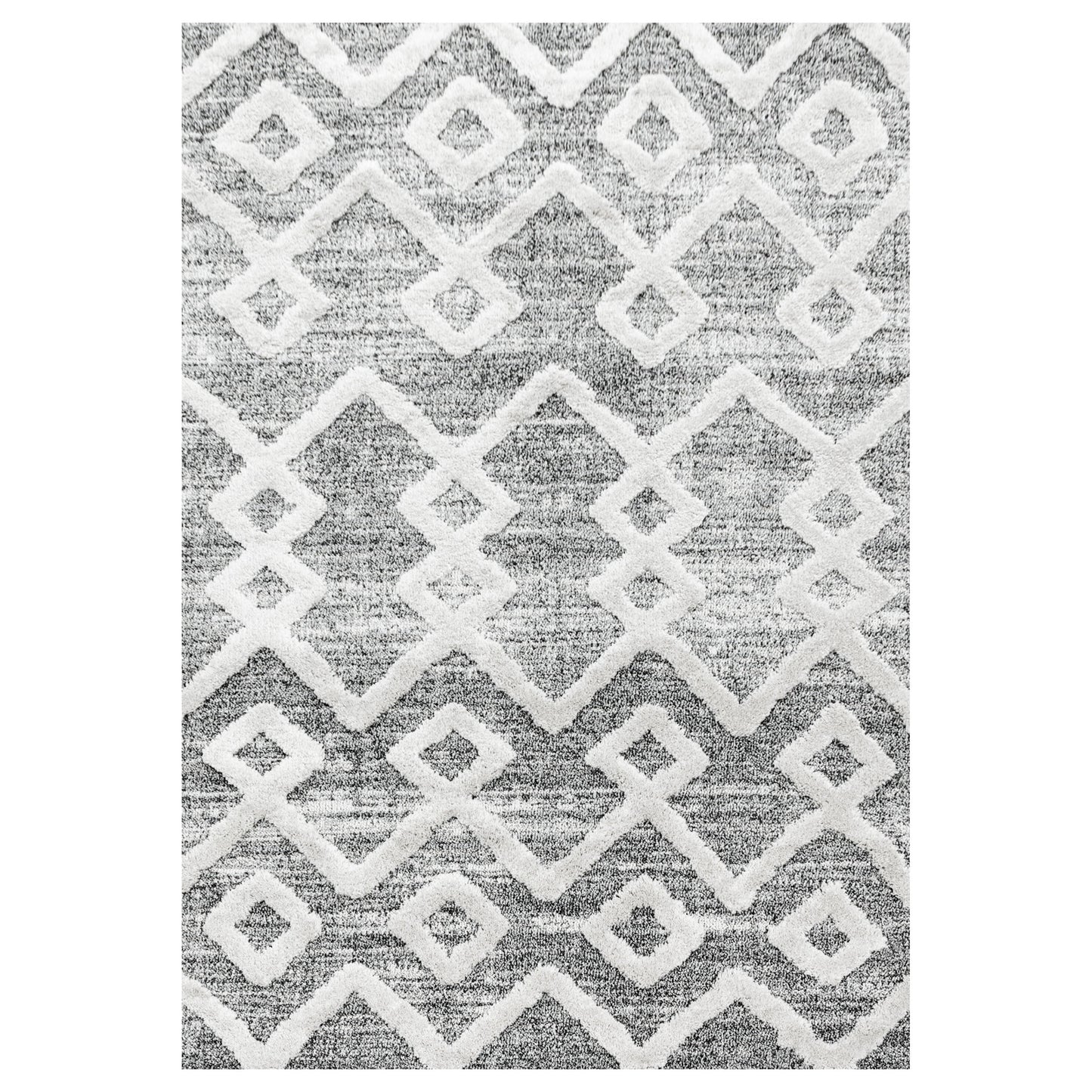 Kurzflor Design Teppich MIA Looped Flor Inka Rauten Muster Abstrakt