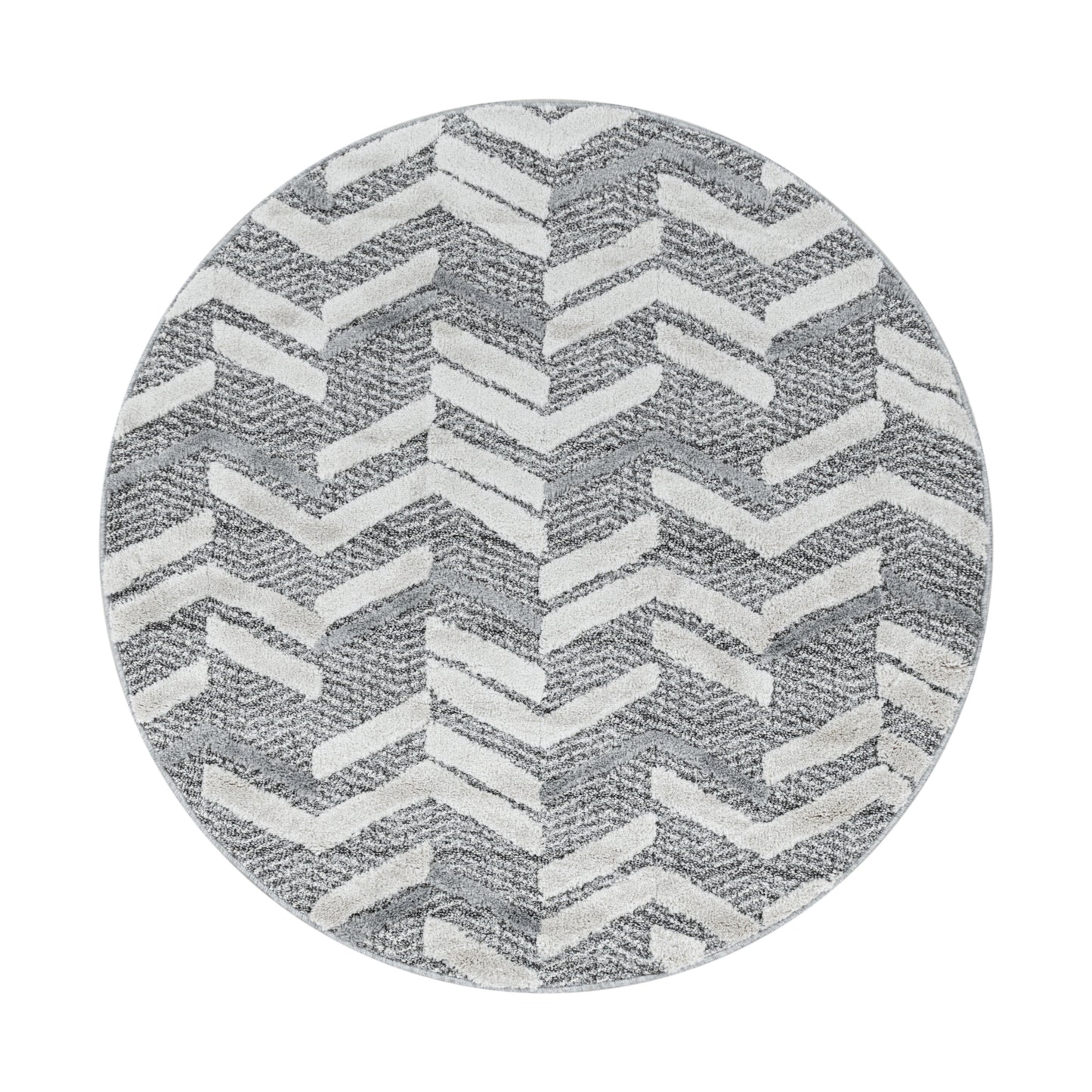 Kurzflor Design Teppich MIA Looped Flor Abstrakte Wellen Muster