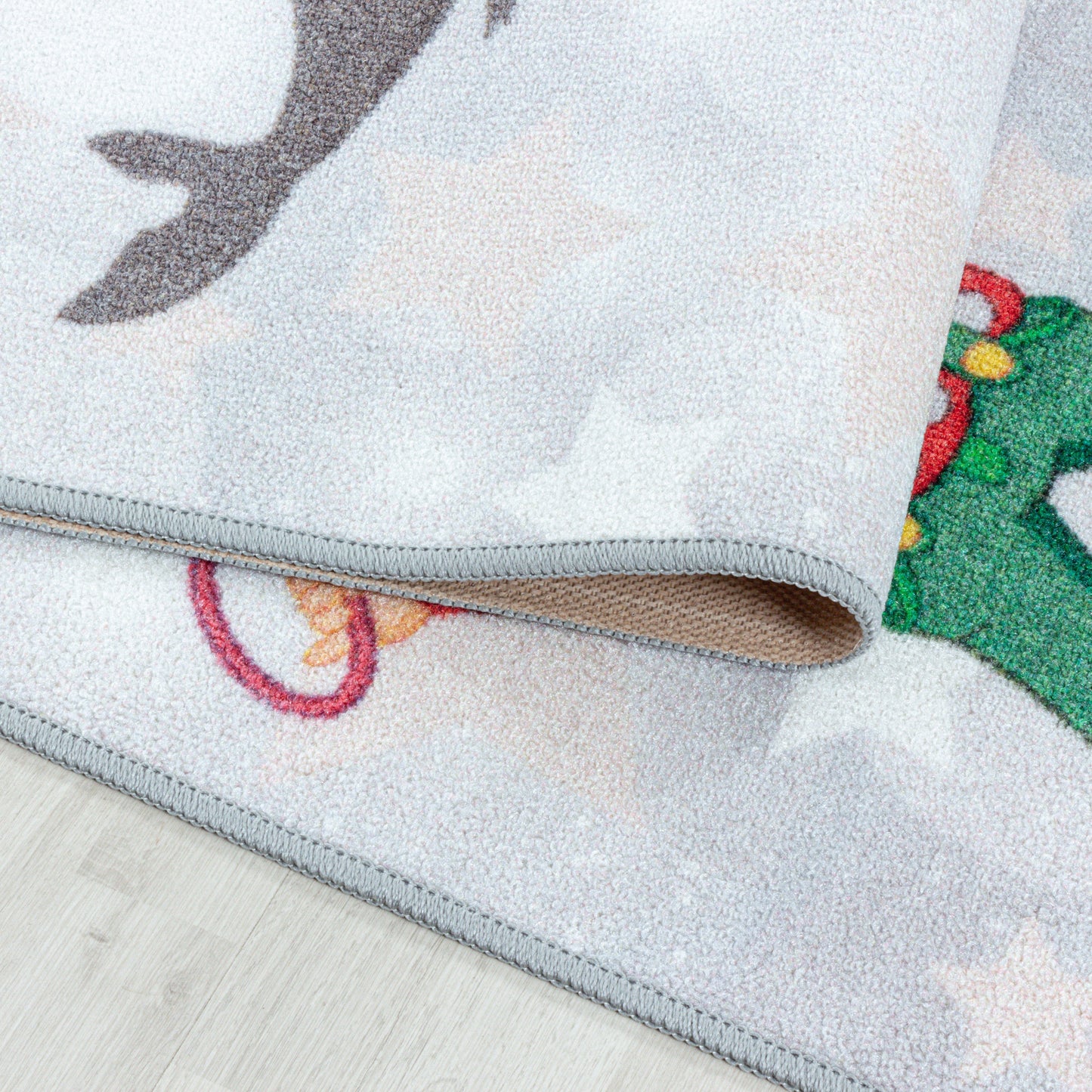 Kurzflor Kinderteppich Spielteppich Kinderzimmer Teppich Zirkus Clown Löwe Blau