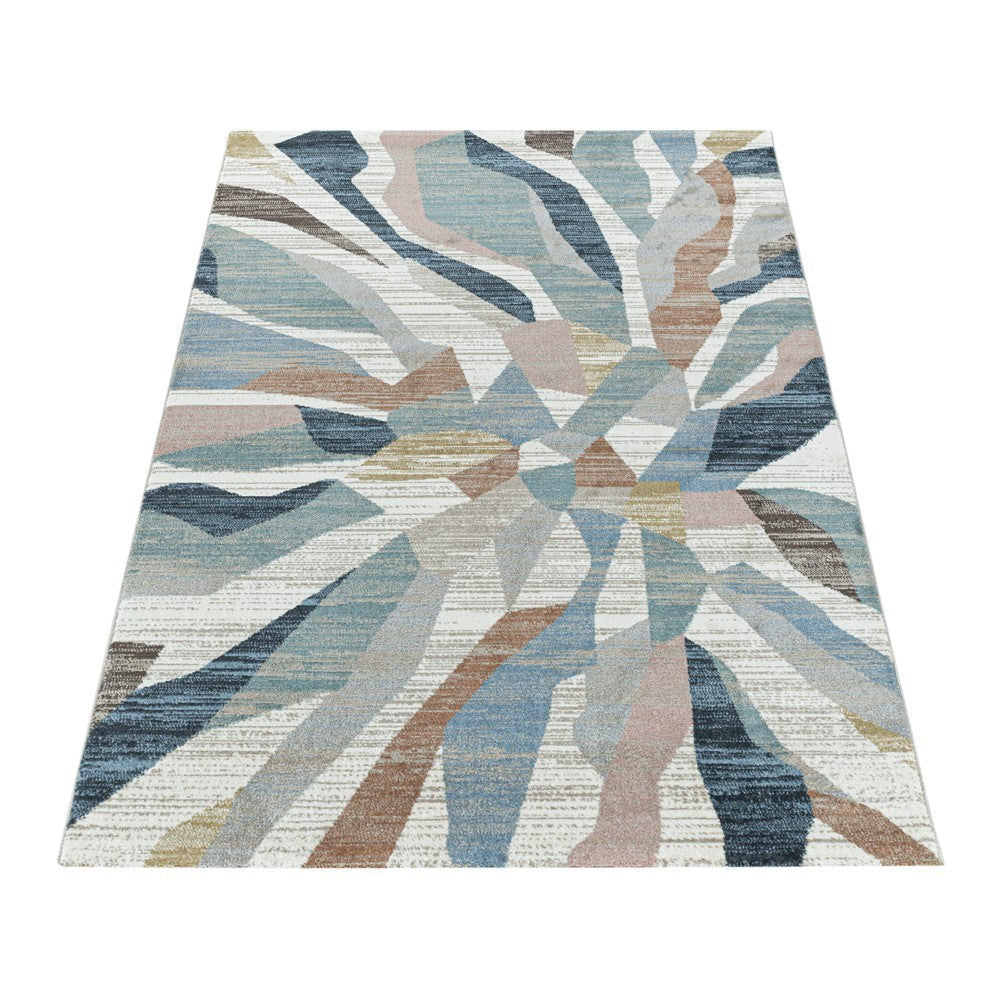 Modern Kurzflor Designer Teppich Geometrisches design gemischte Farben