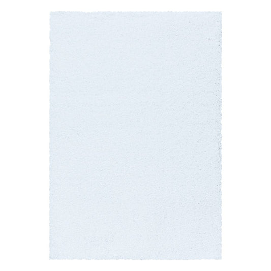 Wohnzimmerteppich Hochflor Shaggy Teppich Schlafzimmer Flor Super Soft Weiss