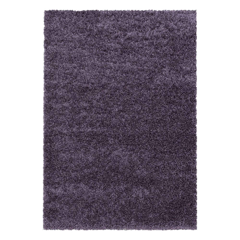 Wohnzimmerteppich Hochflor Shaggy Teppich Schlafzimmer Flor Super Soft Violet