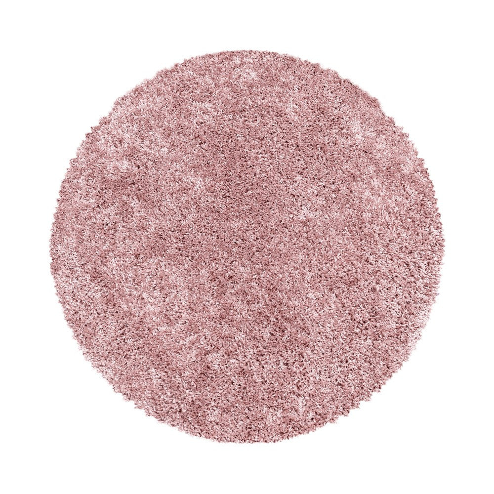 Wohnzimmerteppich Hochflor Shaggy Teppich Schlafzimmer Flor Super Soft Rose