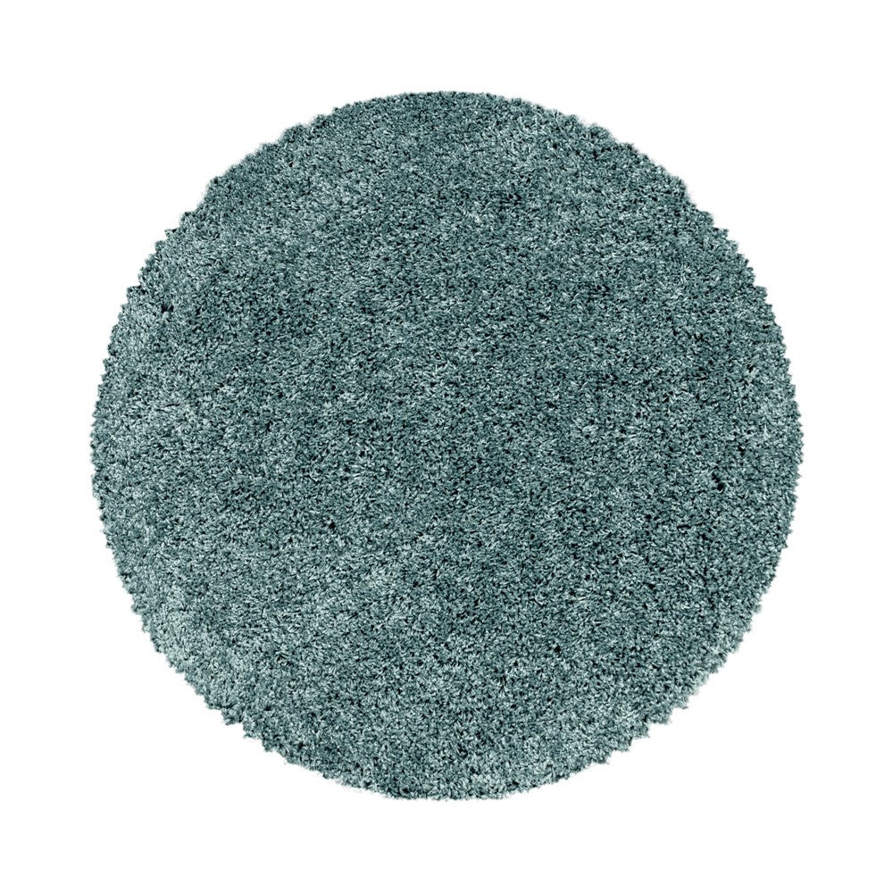 Wohnzimmerteppich Hochflor Shaggy Teppich Schlafzimmer Flor Super Soft Aqua