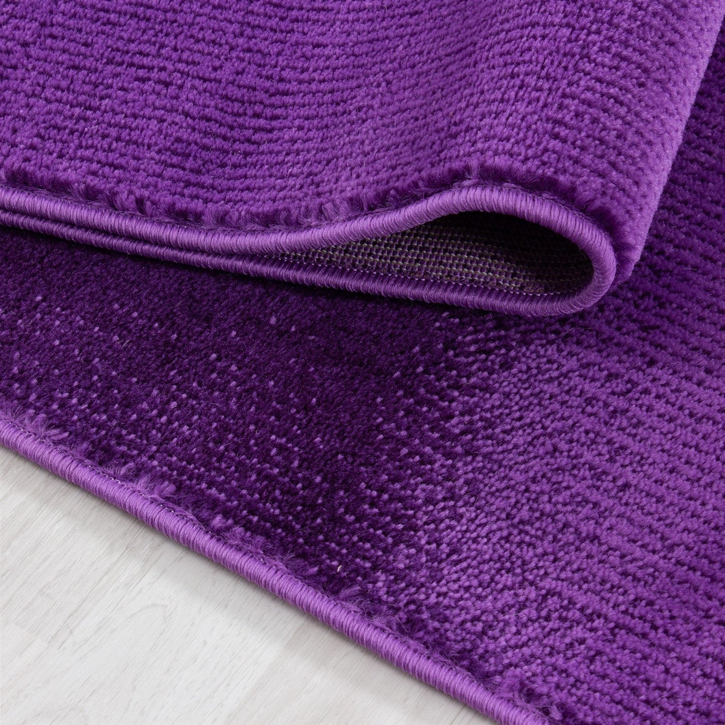 Teppich Modern Designer Wohnzimmer Geometrisch Wellen Muster Schwarz Lila