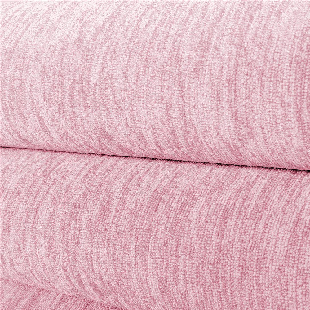 Teppich Kurzflor 4mm Florhöhe meliert glänzend Wohnzimmerteppich Heimbüro Rose