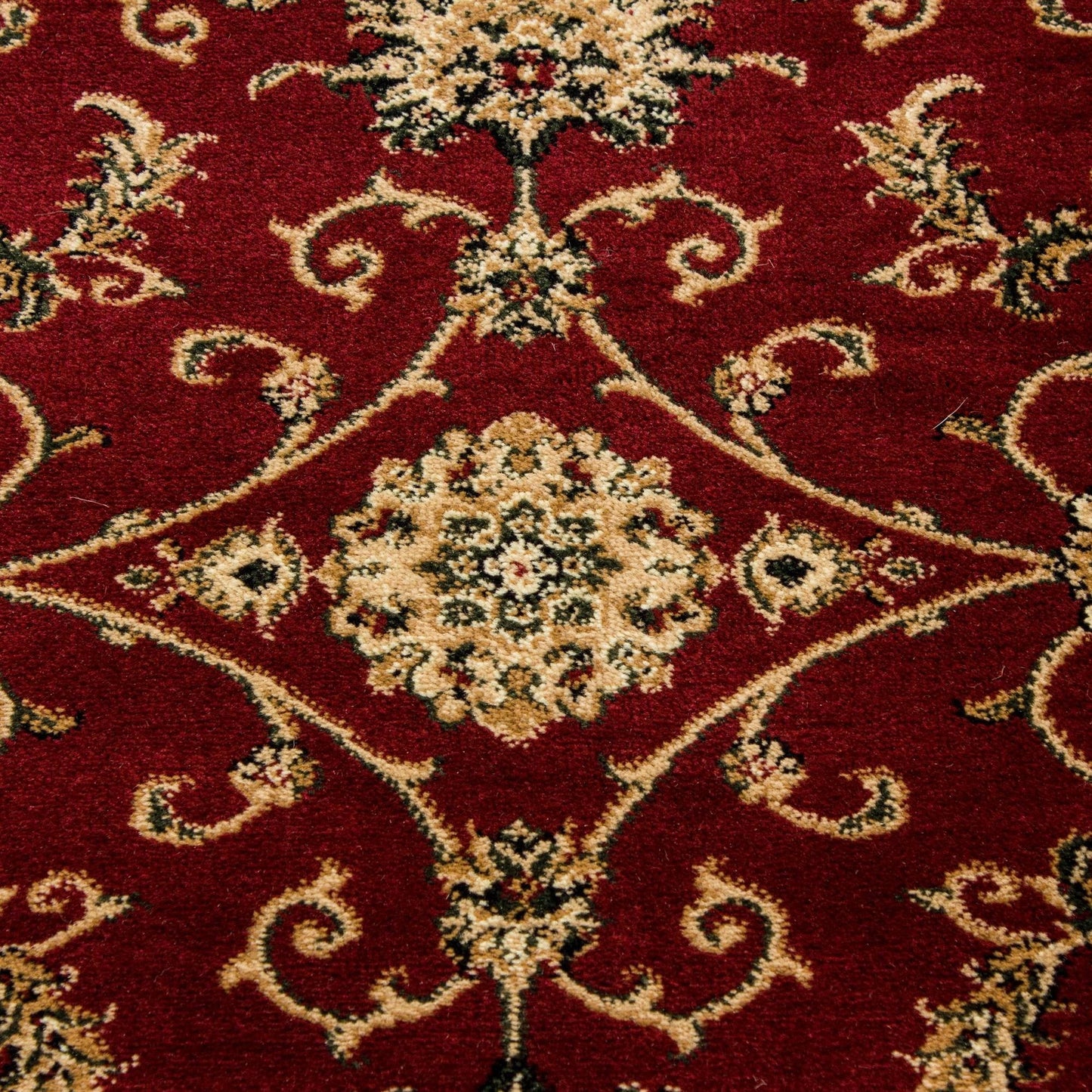 Orientteppich Klassischer Orientalisch Traditional Webteppich Rot Beige