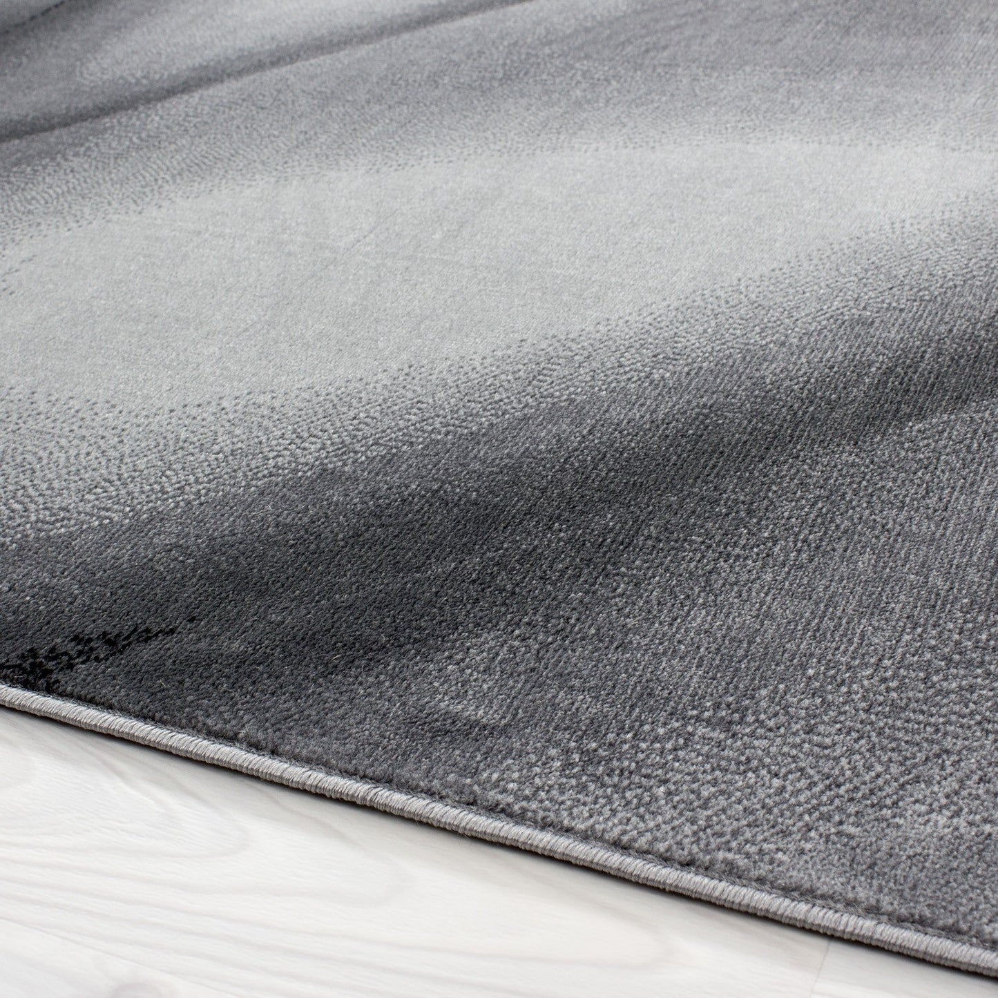 Moderner Designer Wohnzimmer Teppich Miami 6590 Schwarz