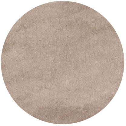 Kurzflorteppiche, Unicolor - Einfarbig, Farbe Beige, Teppich für Wohnzimmer, Rücken aus Anti-rutsch