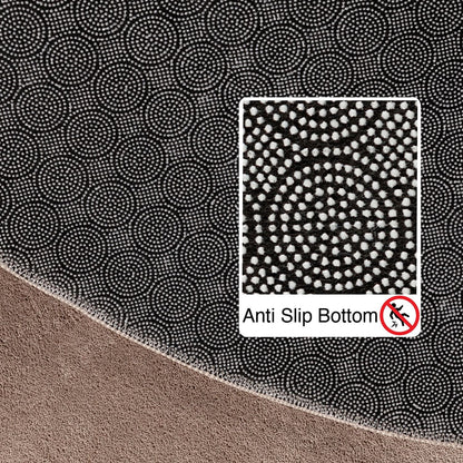 Kurzflorteppiche, Unicolor - Einfarbig, Farbe Beige, Teppich für Wohnzimmer, Rücken aus Anti-rutsch