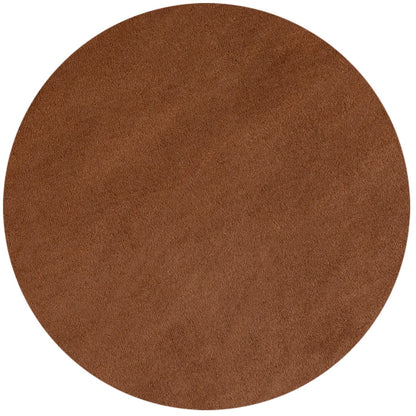 Kurzflorteppiche, Unicolor - Einfarbig, Farbe Braun, Teppich für Wohnzimmer, Rücken aus Anti-rutsch