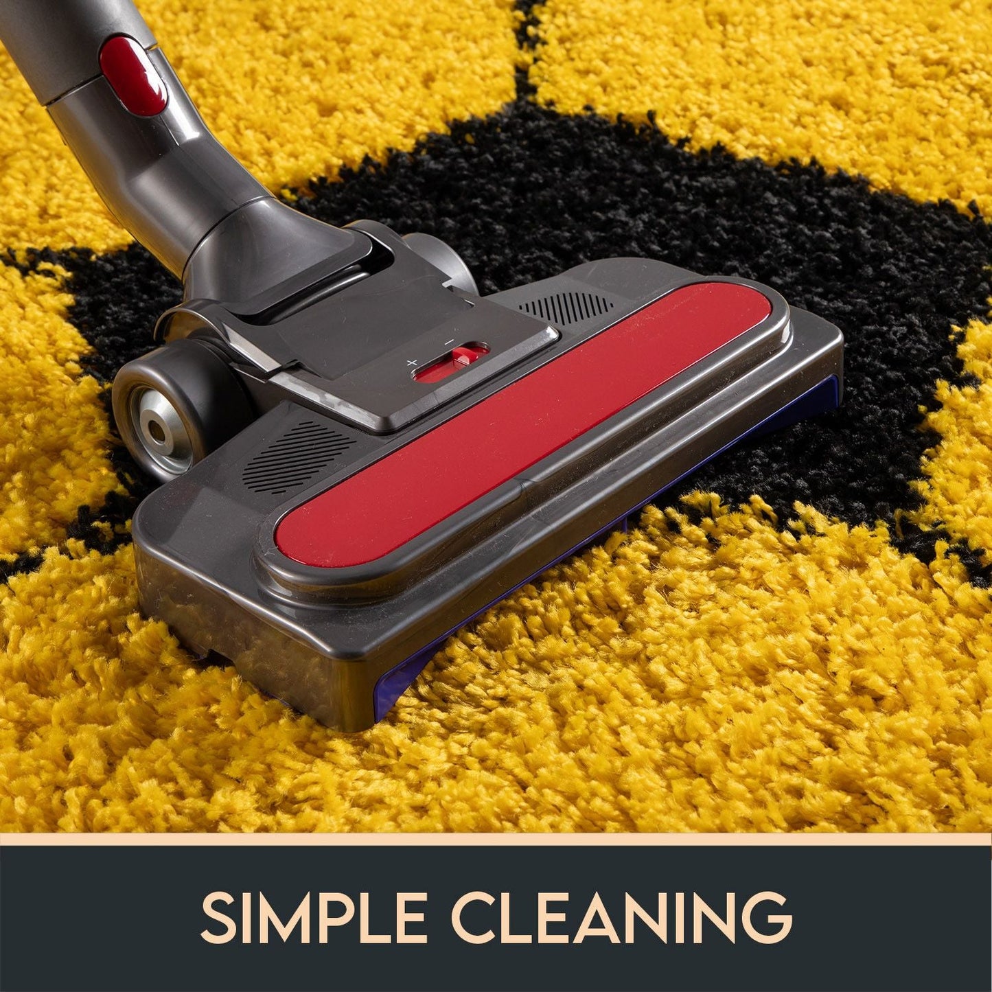 Kinderteppiche, Fußball-Design, Farbe Gelb, Teppich für Kinderzimmer, Rücken aus Jute