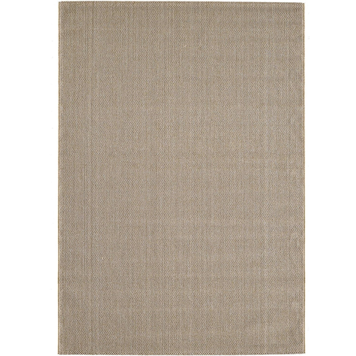 Indoor Teppich, Unicolor- Einfarbig, Farbe Beige, Teppich für Wohnzimmer, Rücken aus Polypropylen