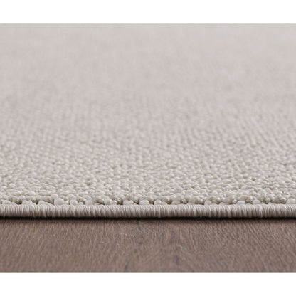 Indoor Teppich, Unicolor- Einfarbig, Farbe Creme, Teppich für Wohnzimmer, Rücken aus Polypropylen