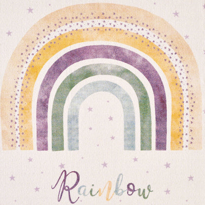 Kinderteppiche, Regenbogen, Farbe Creme, Teppich für Kinderzimmer, Rücken aus Latex