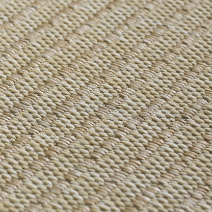 Outdoorteppiche, Unicolor, Farbe Beige, Teppich für Terasse-Balkon-Küche, Rücken aus Polypropylen