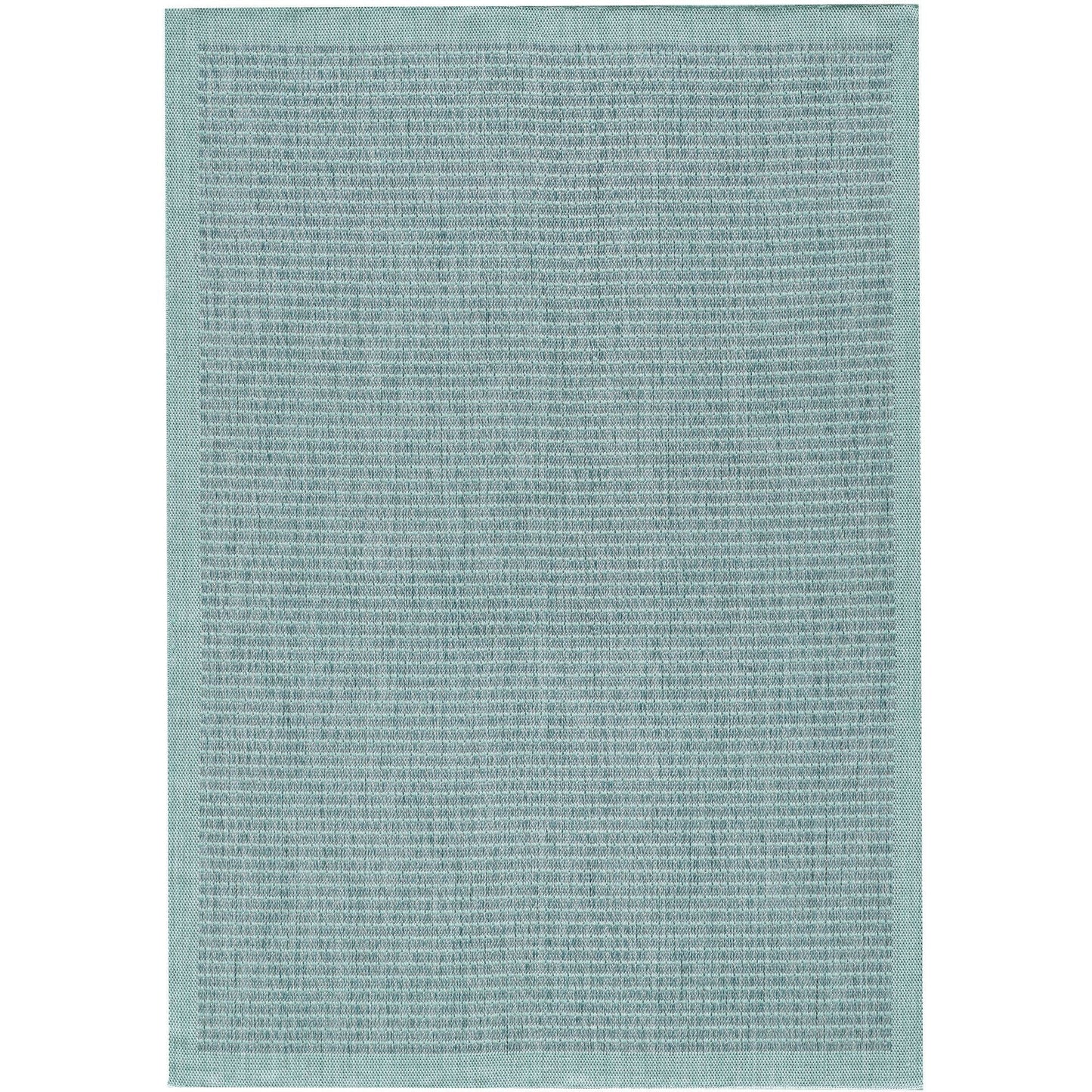 Outdoorteppiche, Unicolor, Farbe Blau, Teppich für Terasse-Balkon-Küche, Rücken aus Polypropylen