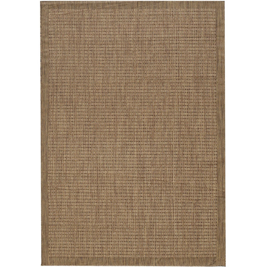 Outdoorteppiche, Unicolor, Farbe Braun, Teppich für Terasse-Balkon-Küche, Rücken aus Polypropylen