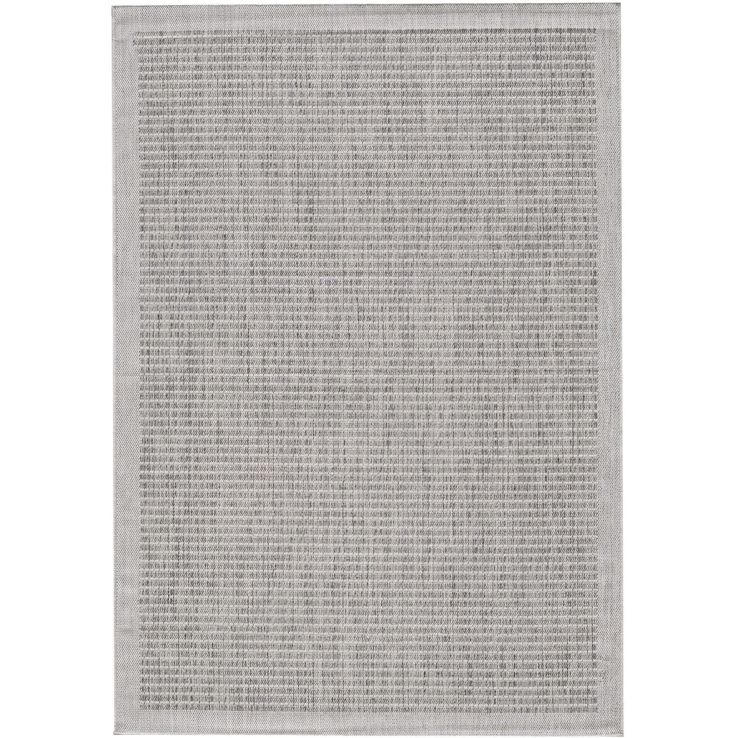 Outdoorteppiche, Unicolor, Farbe Grau, Teppich für Terasse-Balkon-Küche, Rücken aus Polypropylen